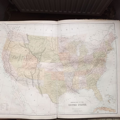 195 - BLACK’S GENERAL ATLAS OF THE WORLD, 56 maps in total, folio size.