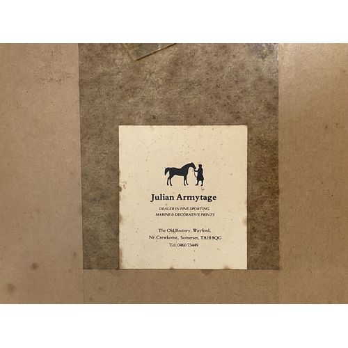 201 - AFTER RICHARD DIGHTON (British, 1795-1880), ‘Admiral Rous and Mr. Geo Payne Fathers of the Turf’ col... 