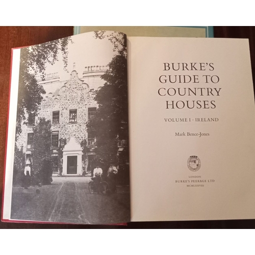 207 - A BOOK LOT OF IRISH INTEREST: Burgess Guide to Country Houses, Mark Bence Jones, published by Burkes... 