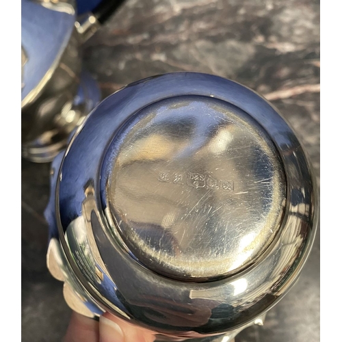 208 - A VINTAGE SILVER-PLATED LOT TO INCLUDE, a double handled tray with highly engraved top, the base eng... 