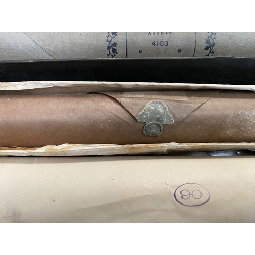 236 - A COLLECTION OF VINTAGE PIANOLA/PLAYER PIANO MUSIC ROLLS, six rolls, one dating c.1900. Piano rolls ... 