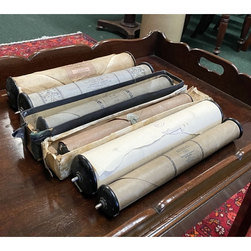 236 - A COLLECTION OF VINTAGE PIANOLA/PLAYER PIANO MUSIC ROLLS, six rolls, one dating c.1900. Piano rolls ... 