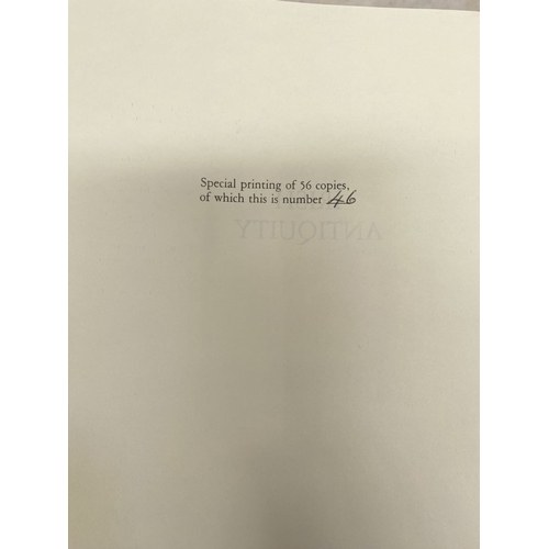 270 - A BOOK LOT OF IRISH INTEREST: ‘Irish Antiquity’ Limited edition special printing of 56 copies, of wh... 