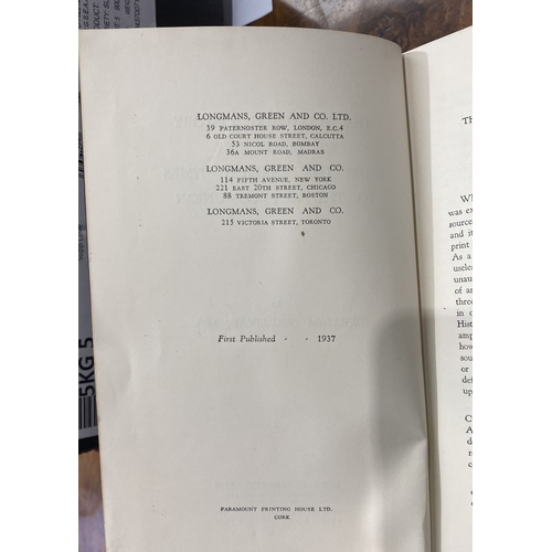281 - A BOOK LOT OF CORK INTEREST: William O’ Sullivan M.A., ‘The Economic History of Cork City from the e... 