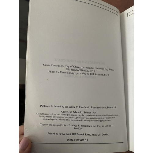 175 - A BOOK LOT OF IRISH INTEREST: Volumes I, II & III ‘Shipwrecks of the Irish Coast’ by Edward J. Bourk... 