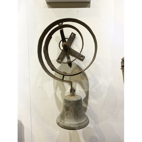 180 - A J4 SHIP’S BELL, c.1916, Marked in italic on the crown, together with the legend Mears & Co London.... 