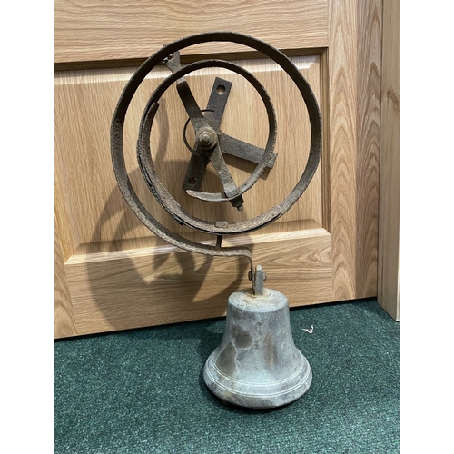 180 - A J4 SHIP’S BELL, c.1916, Marked in italic on the crown, together with the legend Mears & Co London.... 