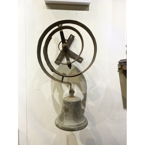 180 - A J4 SHIP’S BELL, c.1916, Marked in italic on the crown, together with the legend Mears & Co London.... 