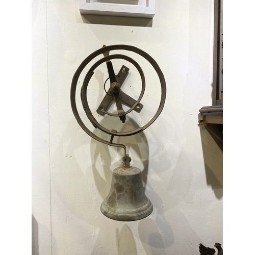 180 - A J4 SHIP’S BELL, c.1916, Marked in italic on the crown, together with the legend Mears & Co London.... 