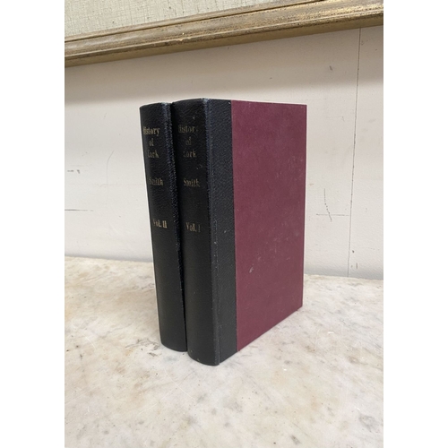 56 - A TWO VOLUME BOOK LOT OF CORK INTEREST: ‘The Ancient and Present State of the County and City of Cor... 