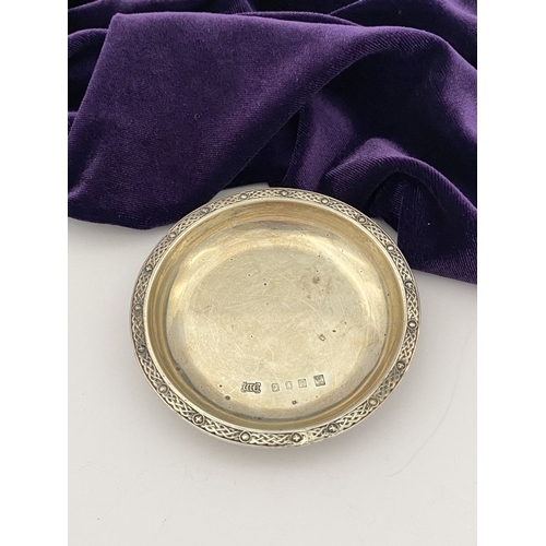 16 - A PAIR OF IRISH – CORK – SILVER CELTIC PIN DISHES, by William Egan, Cork c.1966. Circular form with ... 