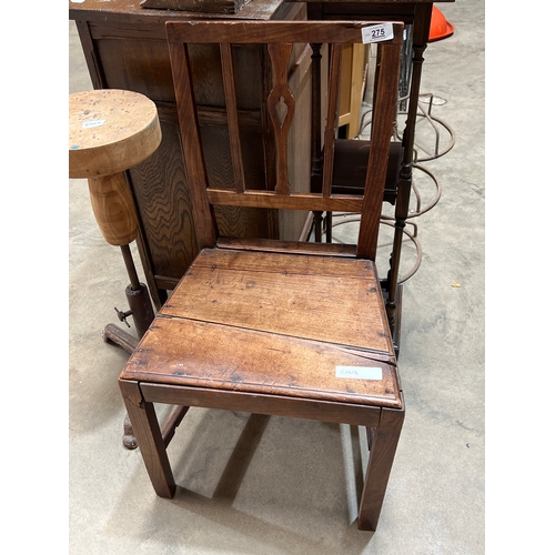 275 - Vintage oak Wooden chair