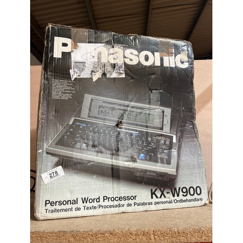 278 - Panasonic personal word processor