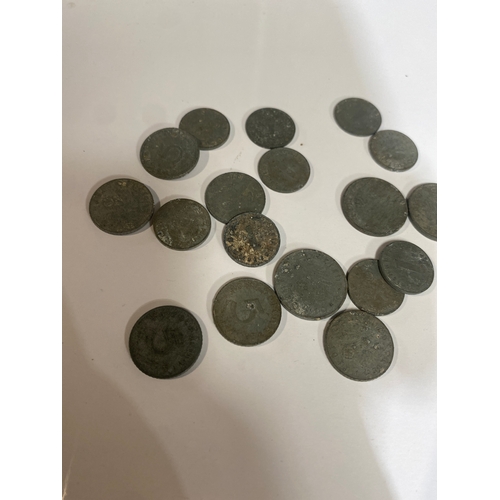 3 - Vintage WWII coins