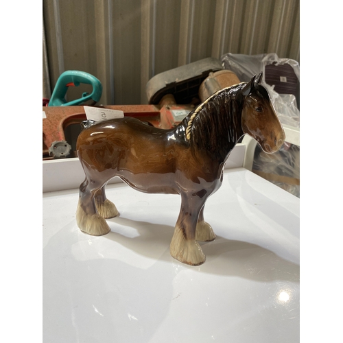 5 - Large Beswick horse in good condition