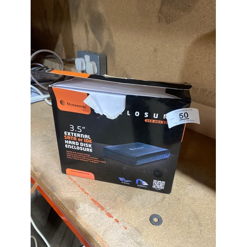 50 - 3.5” external SATA hrs drive enclose