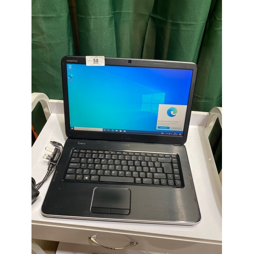 58 - Dell Vostro 2520, i3-3rd, 4GB, 320GB, with charger - fresh install of windows 10 - clean condition