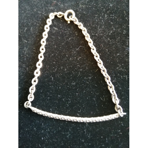 20A - Silver bracelet 4. 3 grams