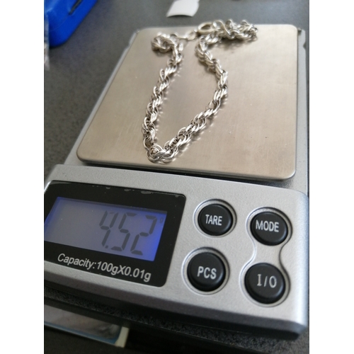 23A - Silver bracelet 4.5 grams