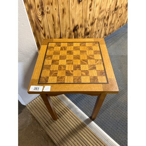 381 - Small side chess table