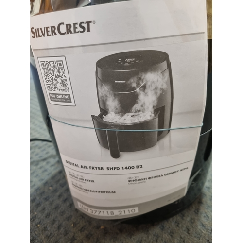 59A - Brand new silvercrest digital air fryer shed 1400 b2