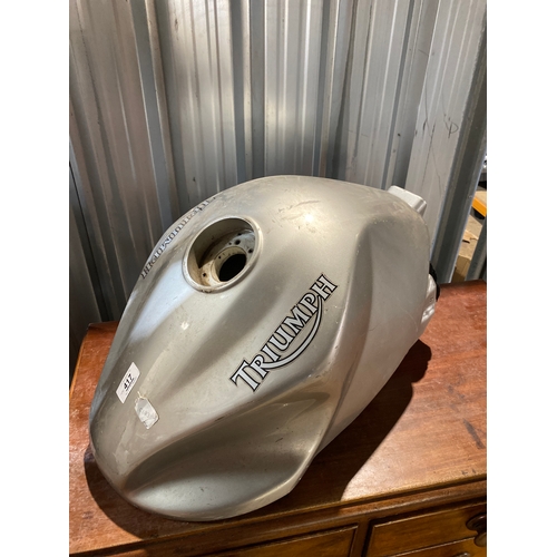 417 - Triumph motorbike fuel tank