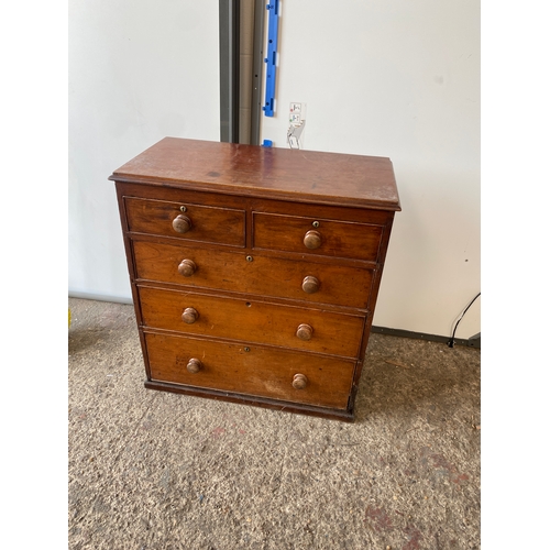 419 - Nice old chest of drawers - 2 over 3 - deep drawers - good condition