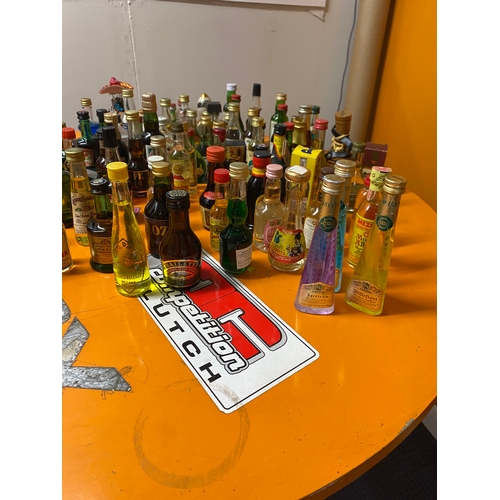 420 - Very big collection of alcohol miniatures - tequila, Guinness, Cointreau & so much more! - nearly 80... 