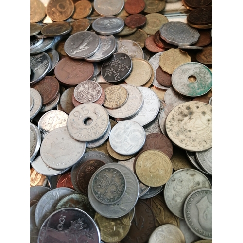 30A - Large tin of coins(some silver)