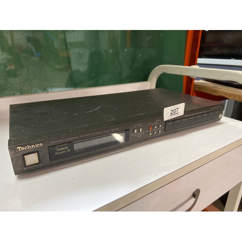 207 - Technics quartz sythesizer stereo tuner ST-G3L
