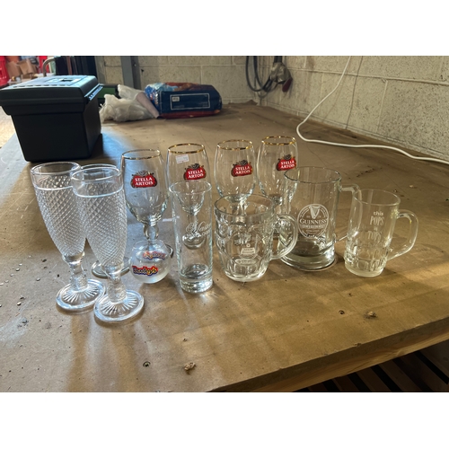 150 - Job lot of glasses