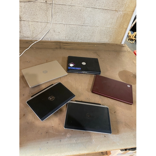 44 - 5x spares laptops - inc 2x dell E6330 i5