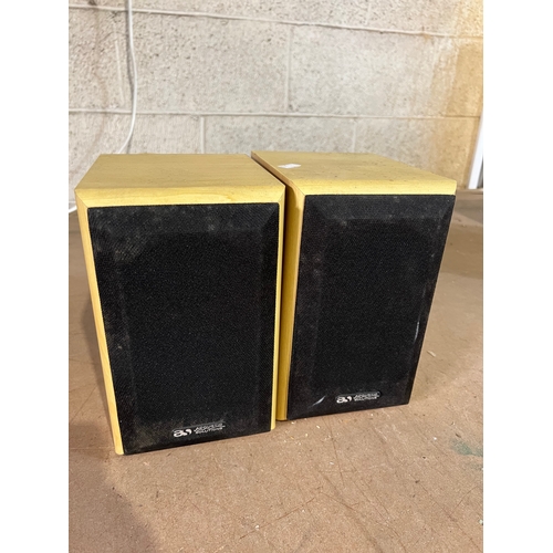 52 - Pair of Acoustic solutions speakers