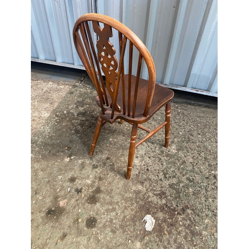 308 - Vintage stick back wooden chair