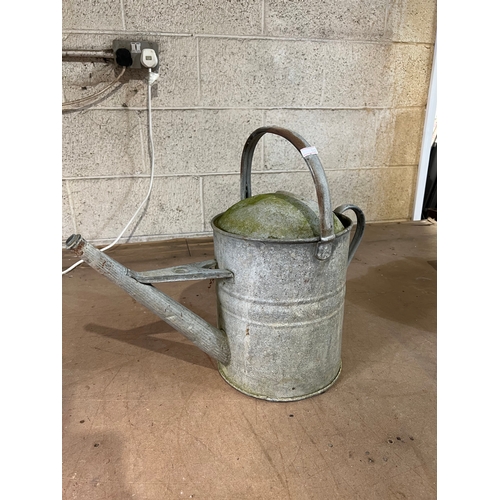 4 - Galvanised steel watering can