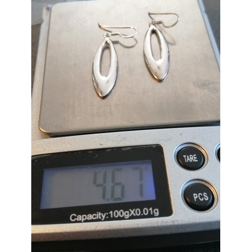 22A - Silver earrings 4.67 grams