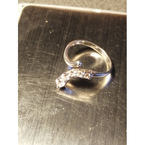 21A - Silver ring 1.83 grams Size N