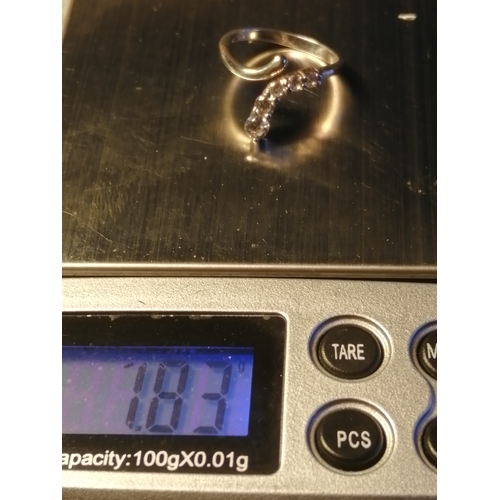 21A - Silver ring 1.83 grams Size N