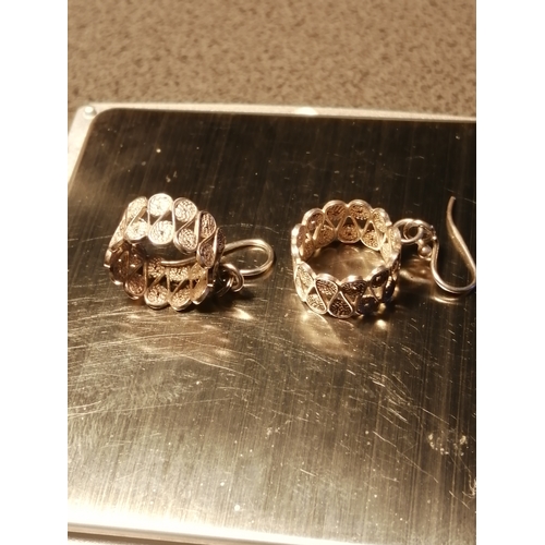 22A - Silver earrings 3.47 grams