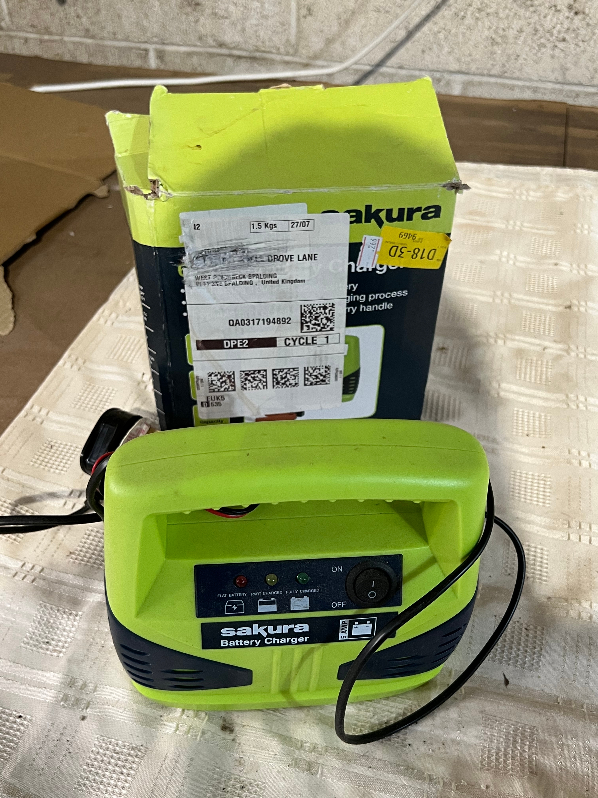 Sakura battery deals charger