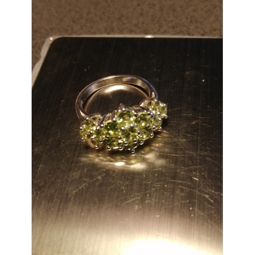 24A - Silver ring Size P 5.25 grams