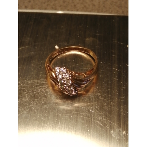 29A - 9ct gold ring Size N 2.62 grams