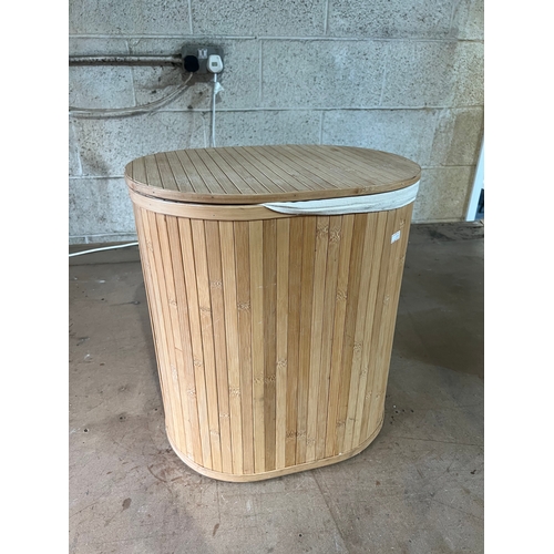 324 - Wicker laundry basket