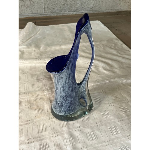 37 - Heavy Studio glass vase