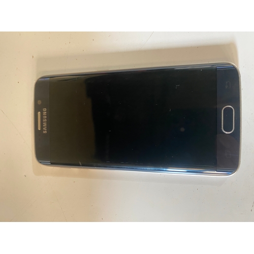 55 - Samsung Galaxy S6, working & reset - cracked glass