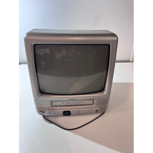 100 - Goodmans Television with VHS player