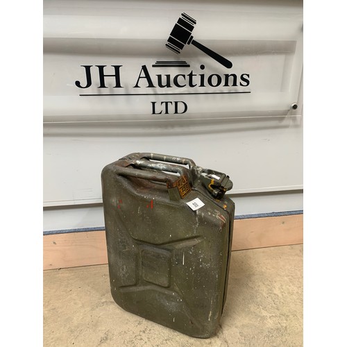 50 - Large metal 1945 W&W fuel tank