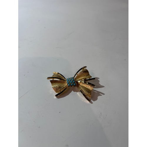 59 - Butterfly ribbon brooch