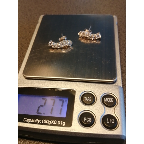 22A - Silver earrings 2.77 grams