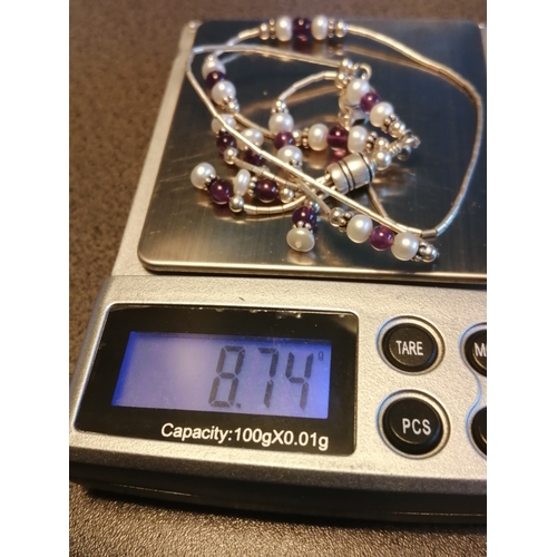 23A - Silver necklace 8.74 grams